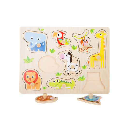 Set puzzle zoo animals