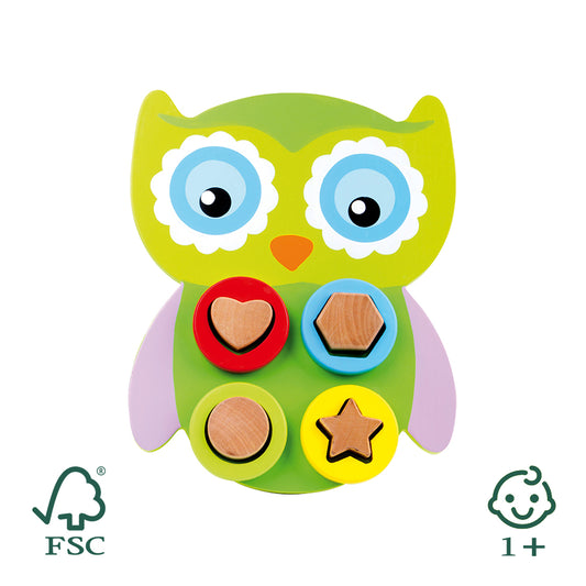 Shape Sorting Puzzle Owl - Discontinued