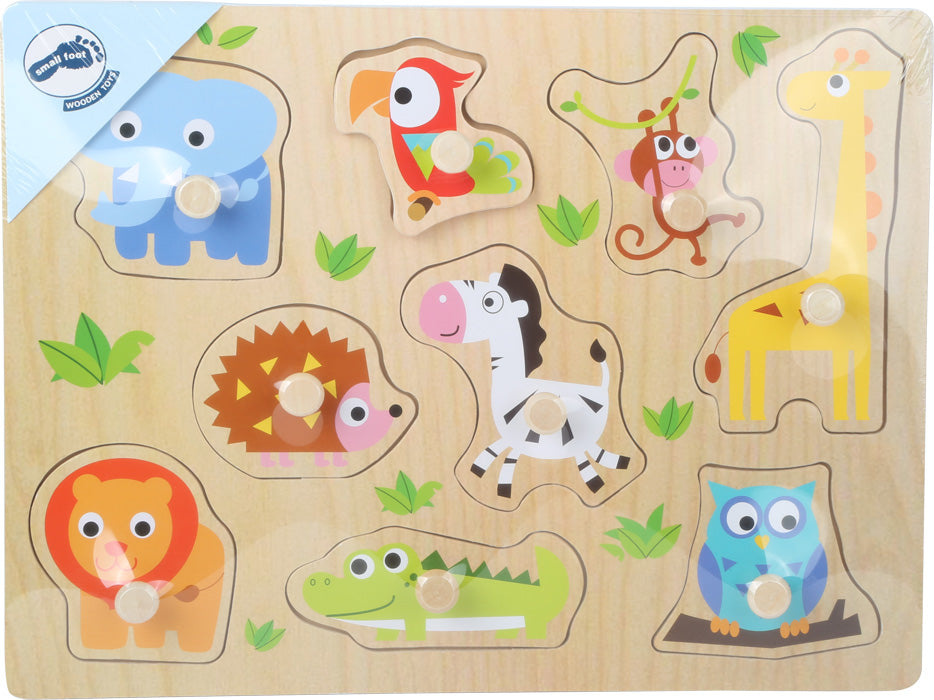 Puzzle de mise en place des animaux de la jungle