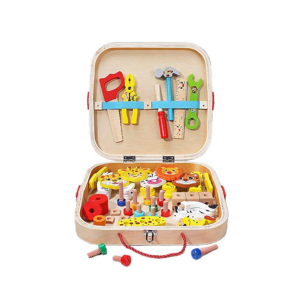 Set d'outils de construction en bois pour enfants