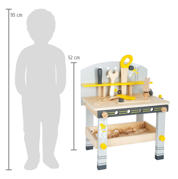 Table de travail avec outil en bois « Miniwob »