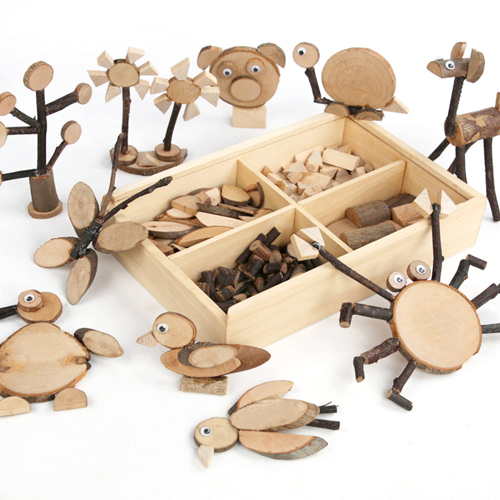 Kit de bricolage en bois naturel