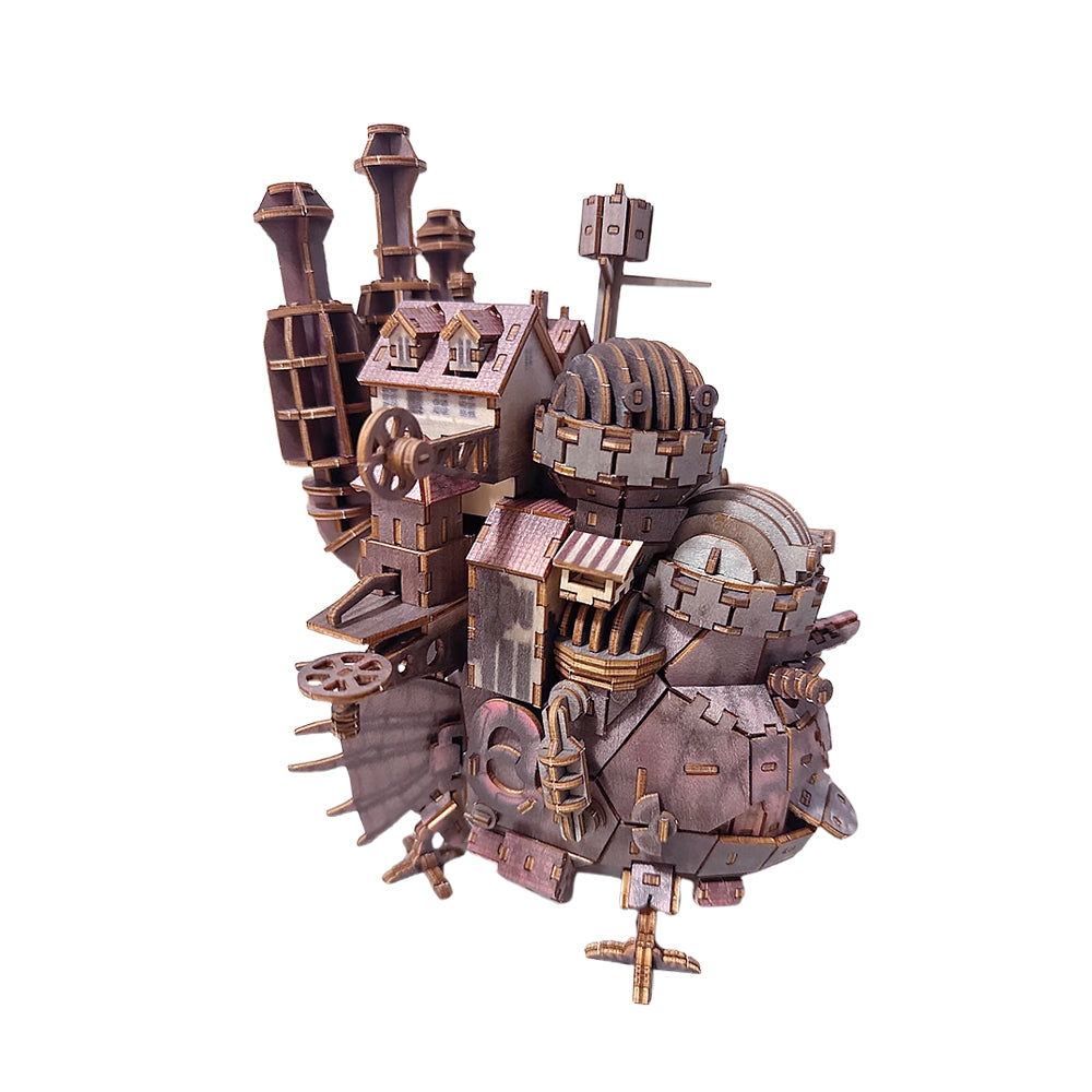 Howl's Moving Castle 3D Wood Model