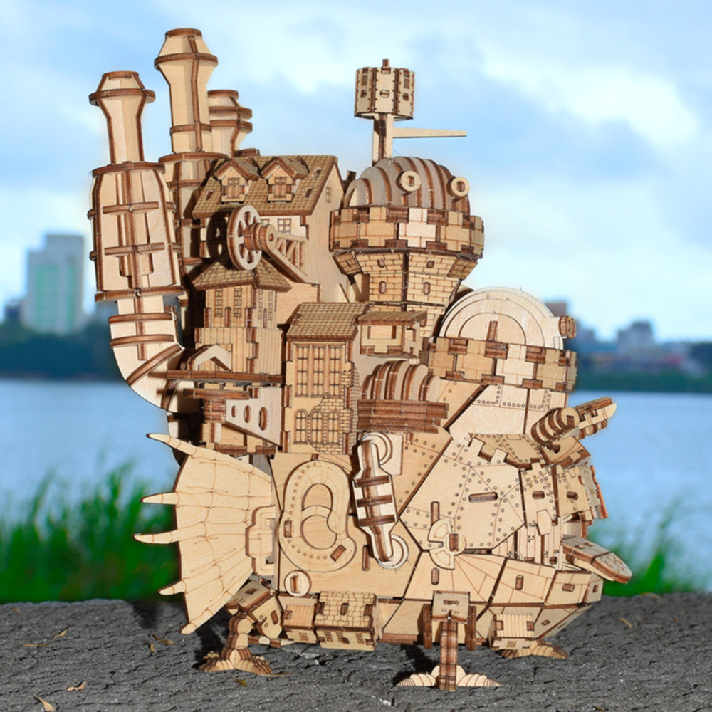 Howl's Moving Castle 3D Wood Model