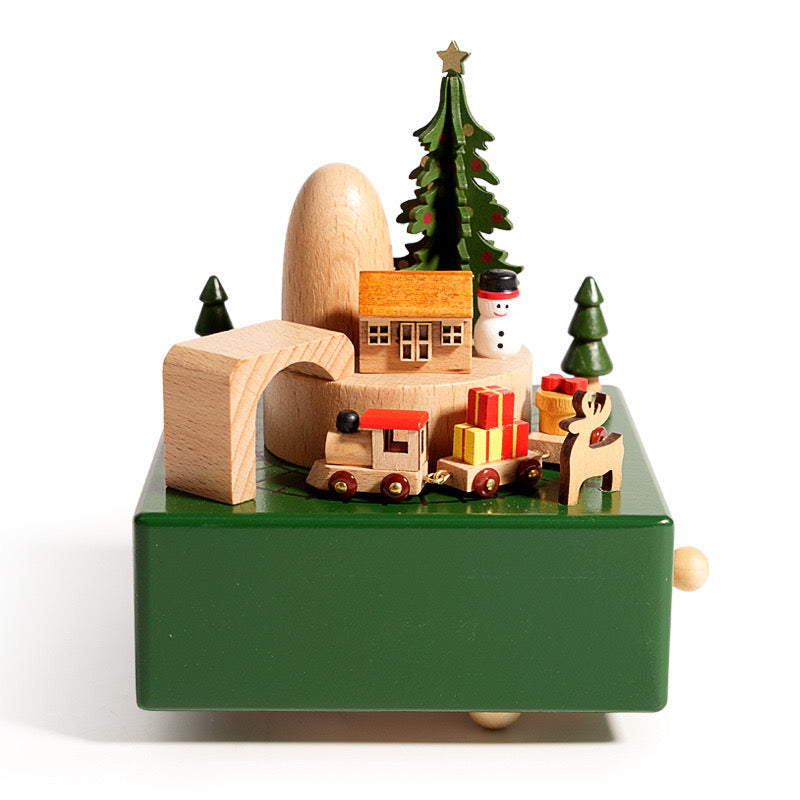 Jumping Jack Christmas music box