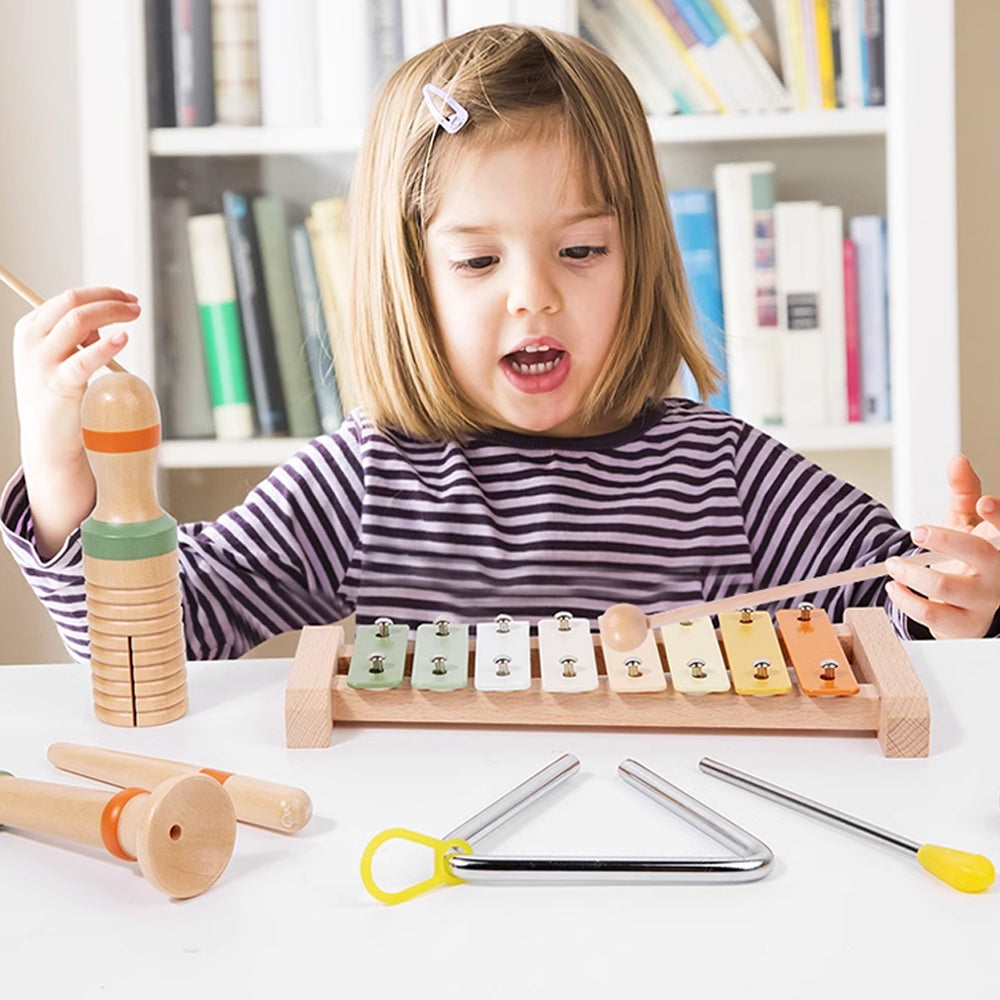 Montessori-Musikinstrumente-Set für Kinder