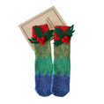 Load image into Gallery viewer, Jumping Jack Festive Christmas socks
