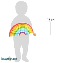 Carica l&#39;immagine nel visualizzatore di Gallery, Blocchi di costruzione in legno arcobaleno
