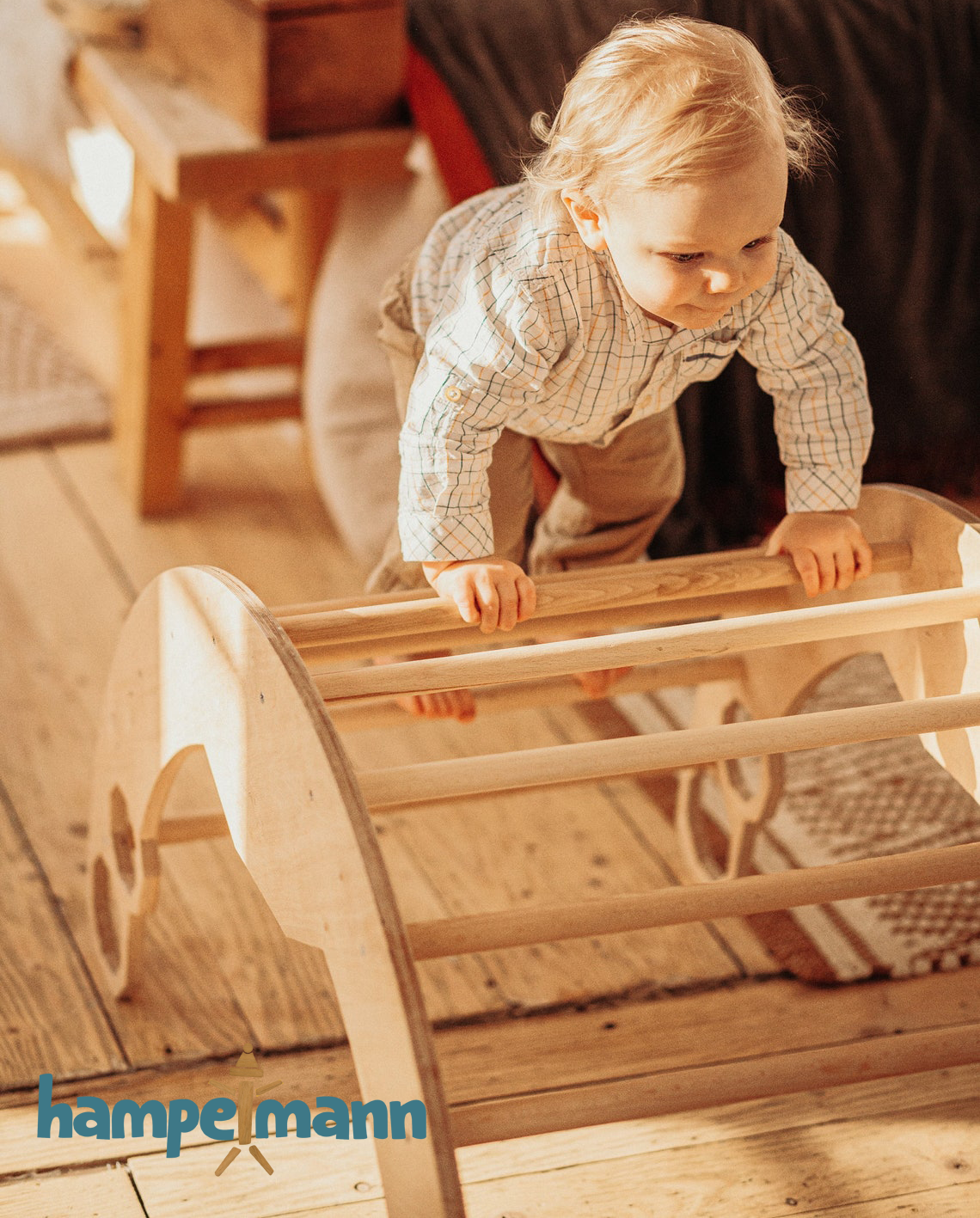 4-in-1 Baby-Gym: Kletterdreieck, Kletterbogen, Rampe & Rutsche – Weiß