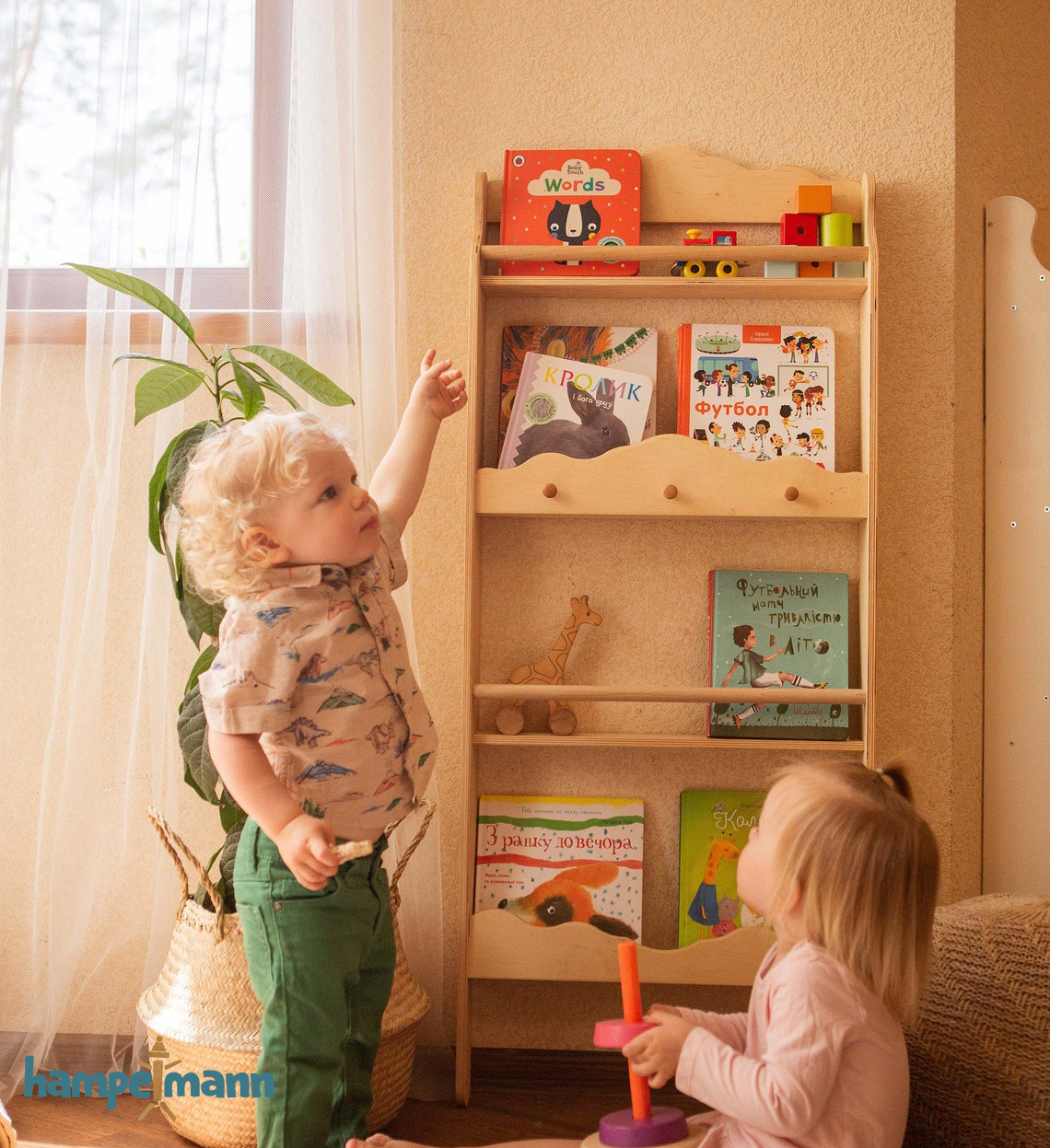 Kinder Bücherregal: Vertikal